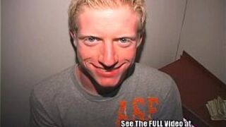 Aaron Blonde BoyToy Blows Gloryhole Strangers - porn video