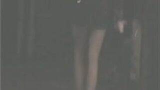 Sexy walk blonde in mini skirt slow motion - porn video