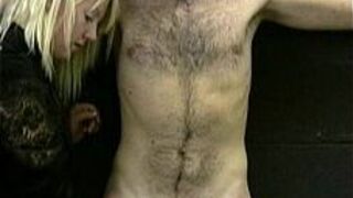 Mistress handjobs her slave for his daily milking experience - porn video