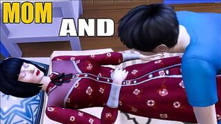 Asian step Mom And Son After He Visits His Mother Late At night To Fulfill His Fantasy - porn video