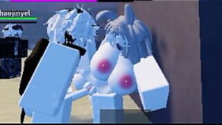 Bunny got lose to a sword fight - porn video