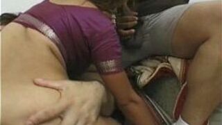 Indian bitch sucks and fuck two cocks - porn video