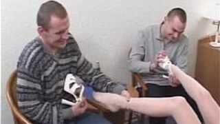 Polish skinny hot redhair prostitute two guys hardcore sex hotel room Warsaw - porn video