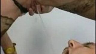 blonde takes piss - porn video