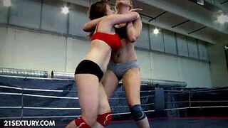 NudeFightClub presents Tigerr Benson vs Brandy Smile - porn video