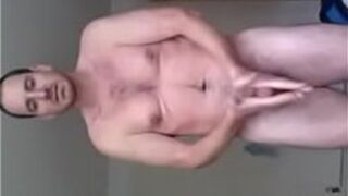 rubbing my hands together on my dick till I cum - porn video