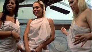 Real horny party babes love group sex - porn video