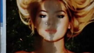 Tribute to Kate Upton with big load - porn video