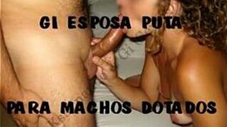 NAUGHTY WIFE GIVES HER TAIL TO A GIFTED GUY IN FRONT OF THE MANSO HORN - porn video
