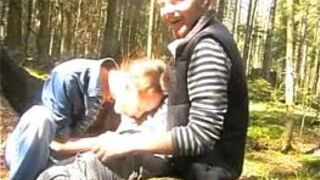 Fucking in the woods WTF - porn video
