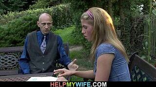 Hung stranger does horny young wife - porn video